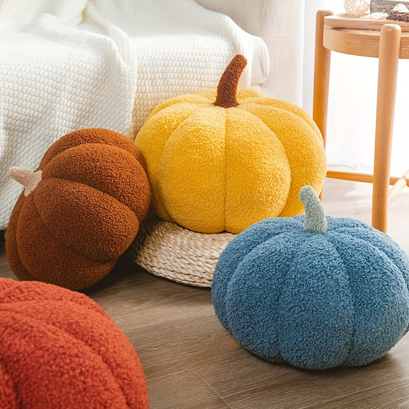 Kürbis Kissen Deko | Weiches Wohnaccessoire für Herbst & Halloween