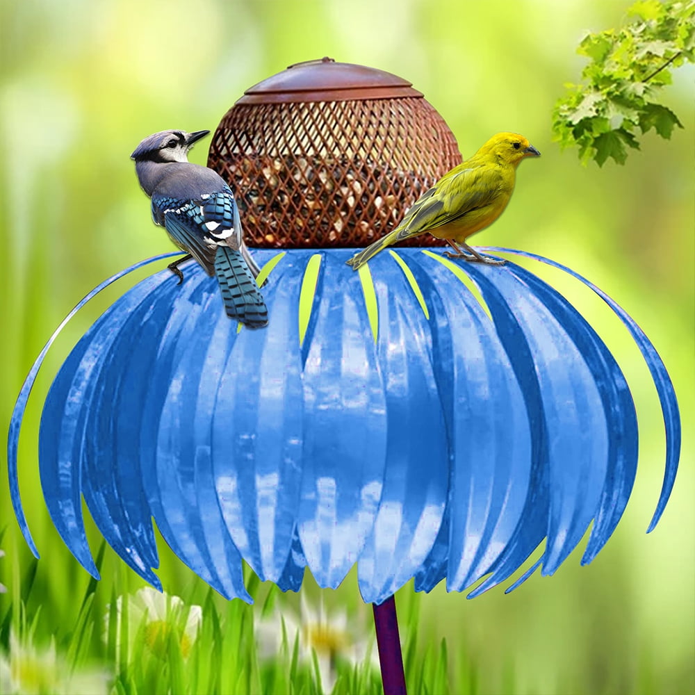 Vogelfutterstation im Blumen-Design | Garden Dekoration
