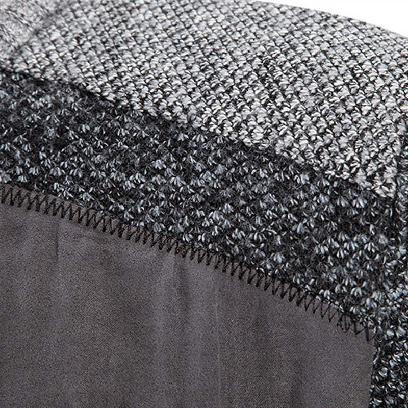 Herren Strickjacke mit Reißverschluss | Gerippt