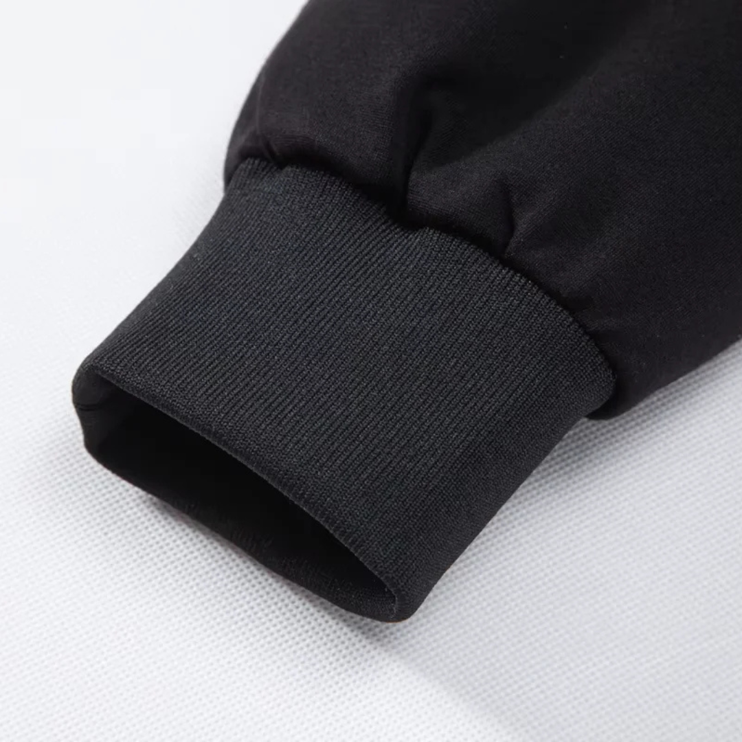 Herren Steppjacke mit Kapuze | Zweifarbiges Design