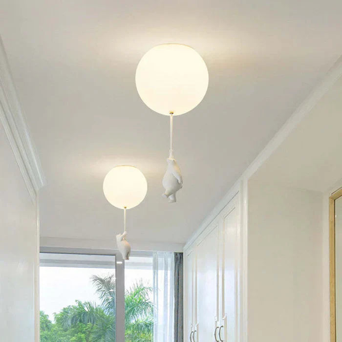 Deckenlampe für Kinderzimmer | Bär mit Ballon