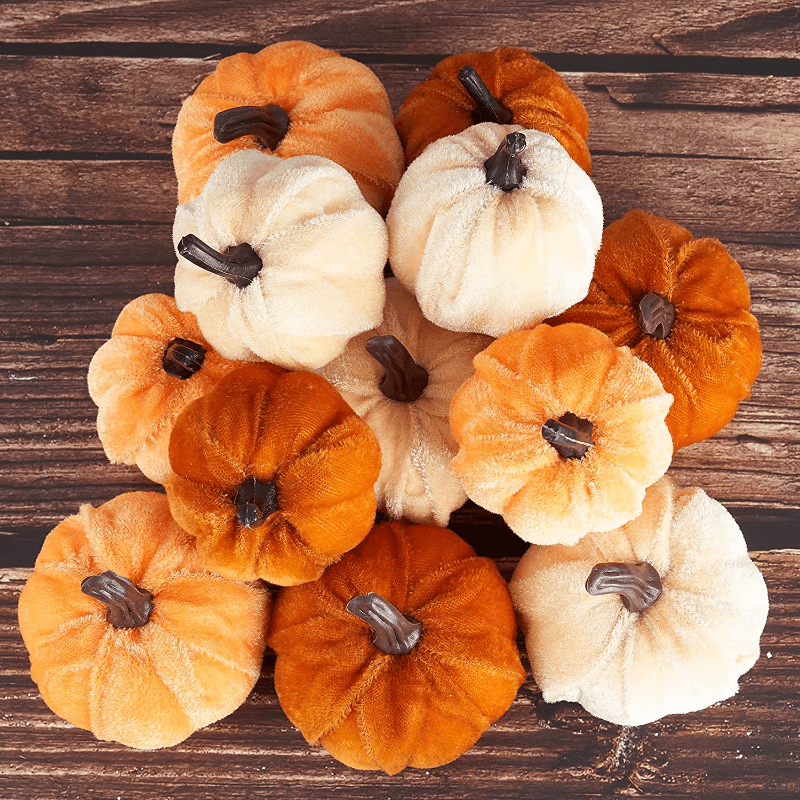 Deko Kürbisse Set | Herbstliche Mini-Pumpkin Deko