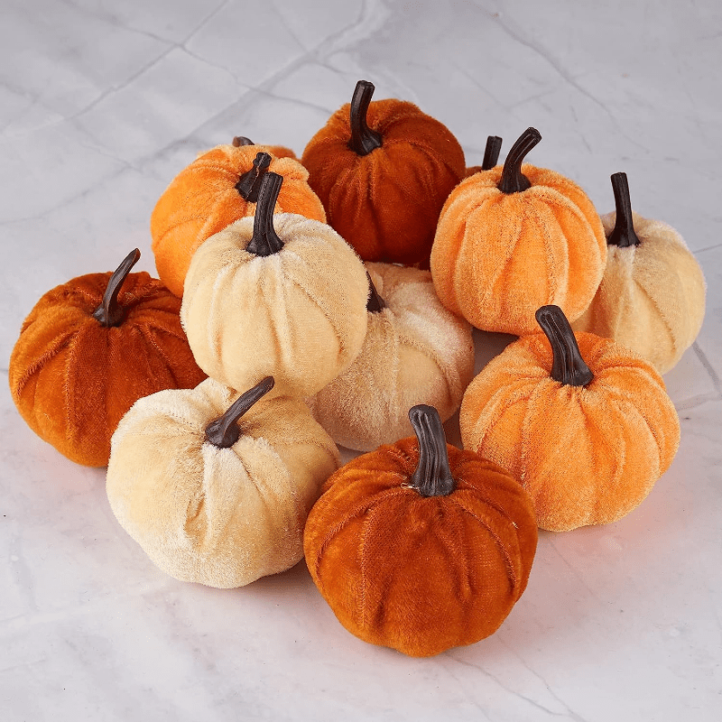 Deko Kürbisse Set | Herbstliche Mini-Pumpkin Deko