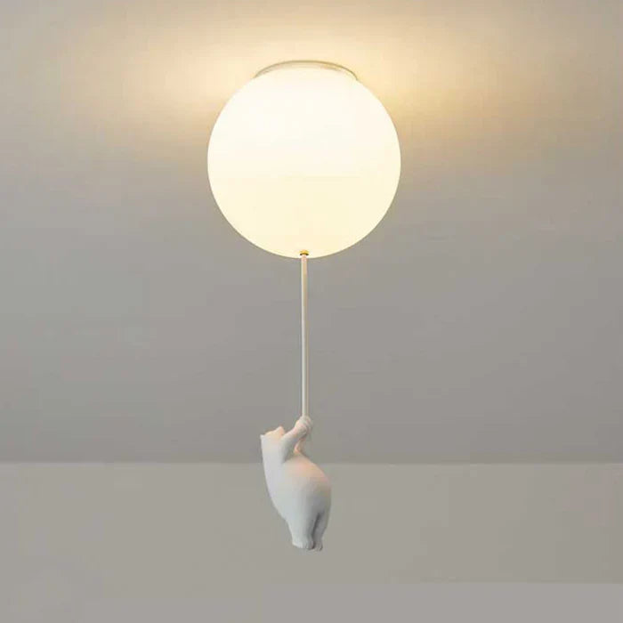 Deckenlampe für Kinderzimmer | Bär mit Ballon
