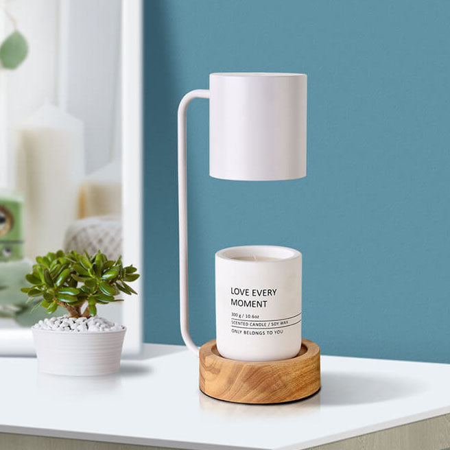 Nachttischlampe mit Ablage