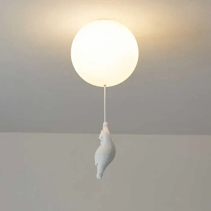 Deckenlampe für Kinderzimmer | Bär mit Ballon