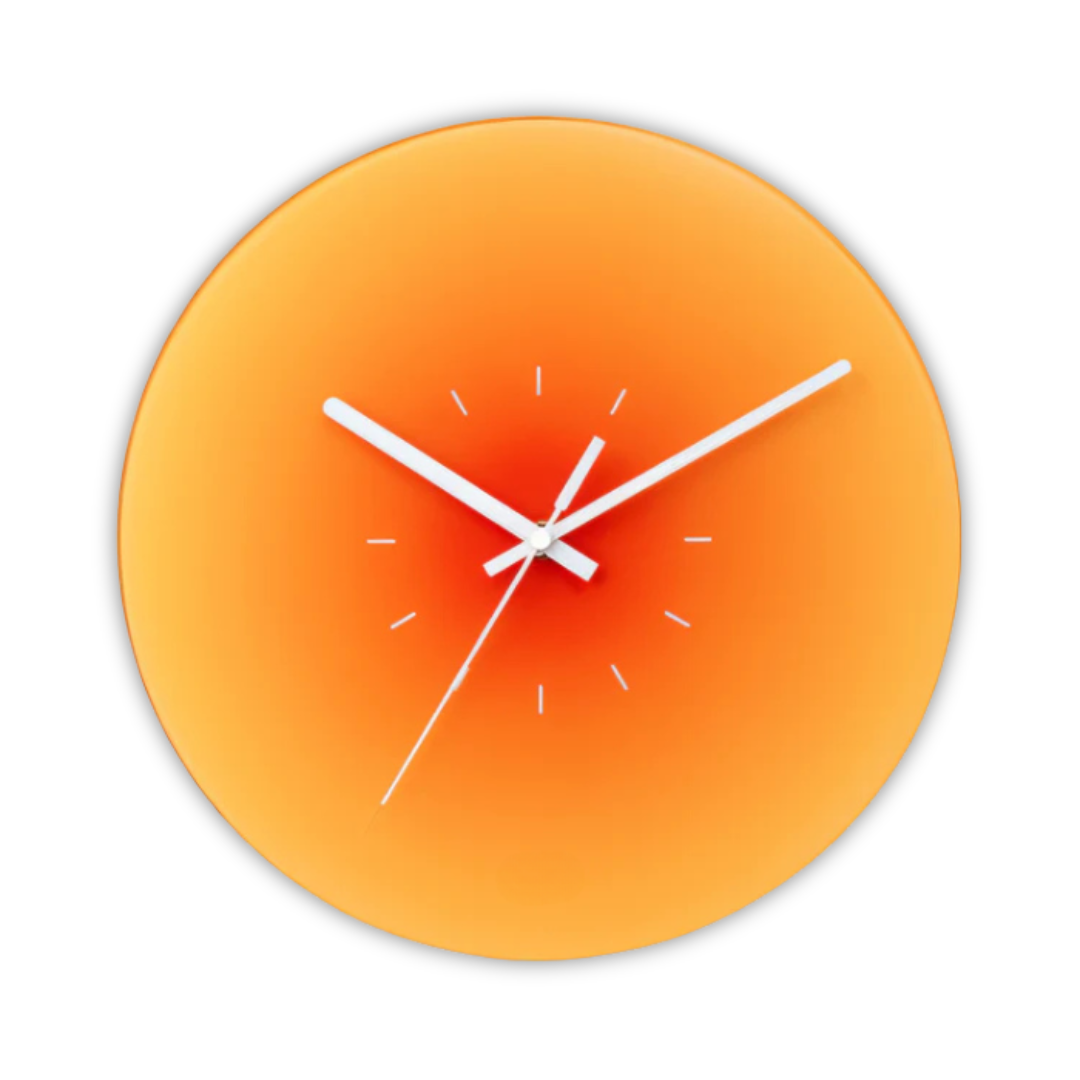 Runde Stilvolle Wanduhr