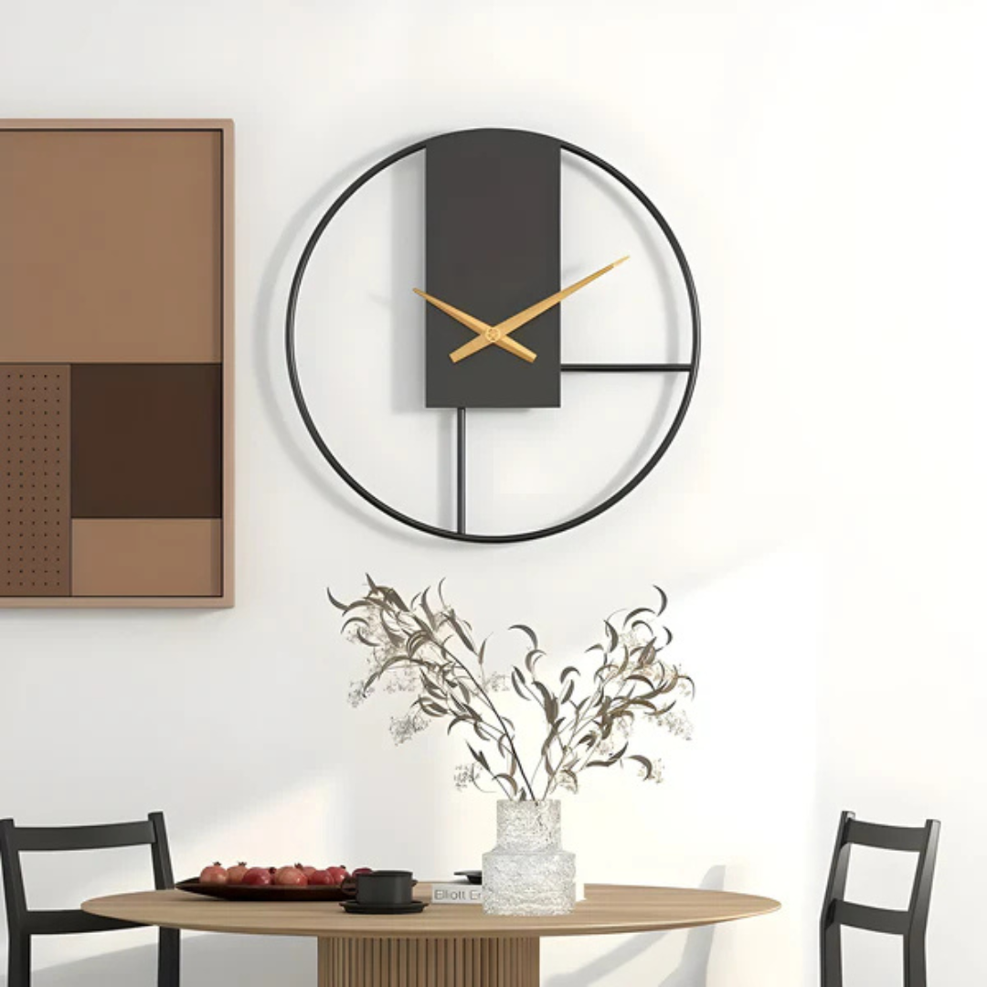 Wanduhr im minimalistischen Stil