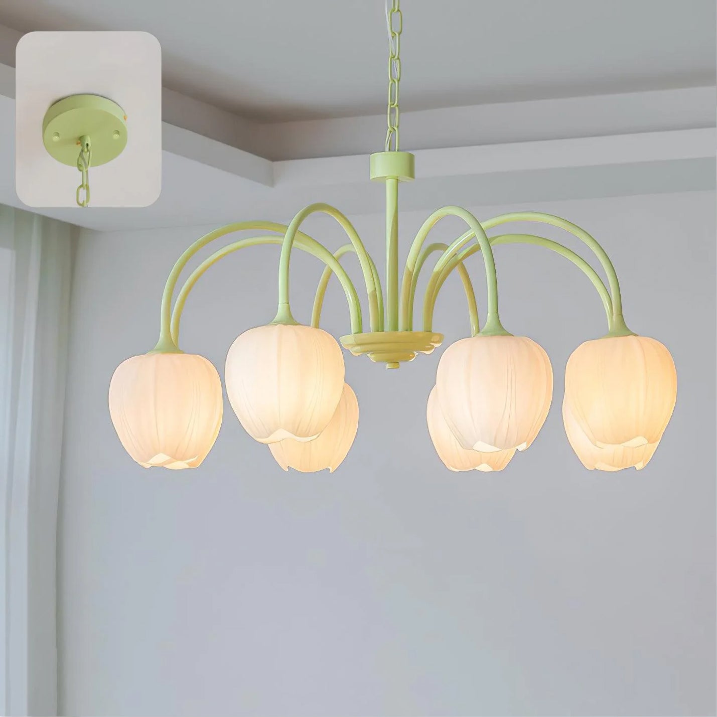 Deckenlampe | Tulpenstil