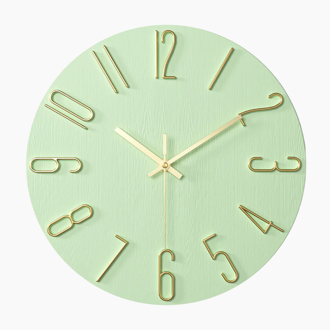 Runde Moderne Wanduhr für Wohnzimmer