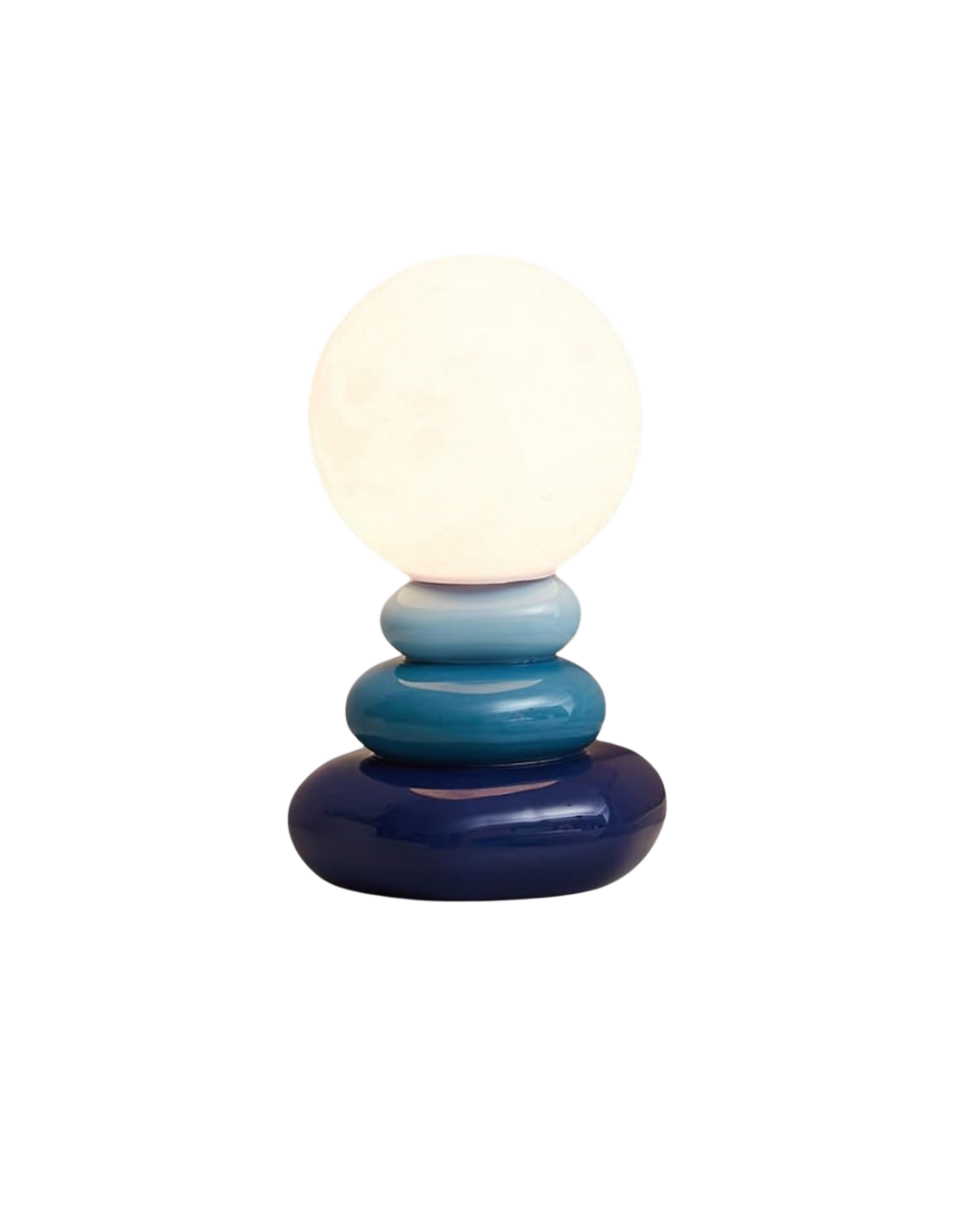 Tischlampe mit klassischer Kugelform