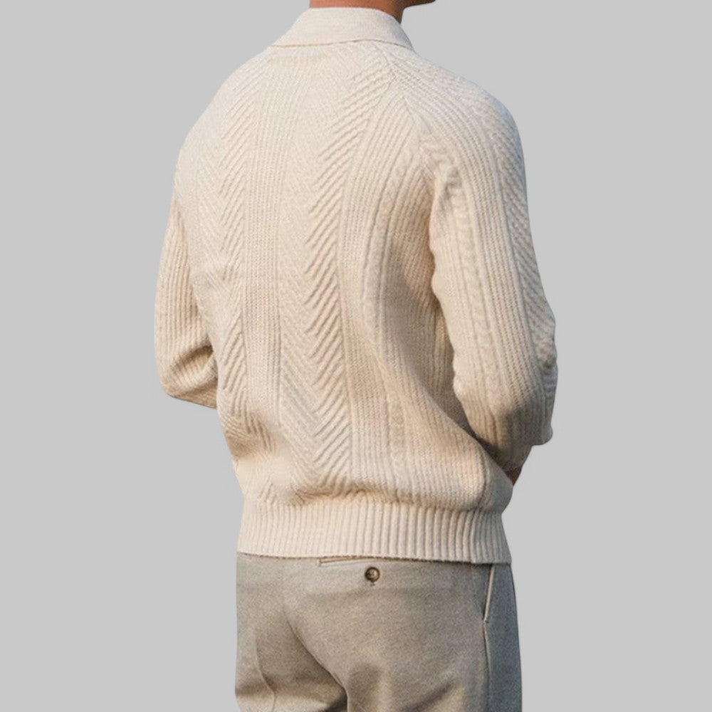 Herren Polo Strickpullover | Winter