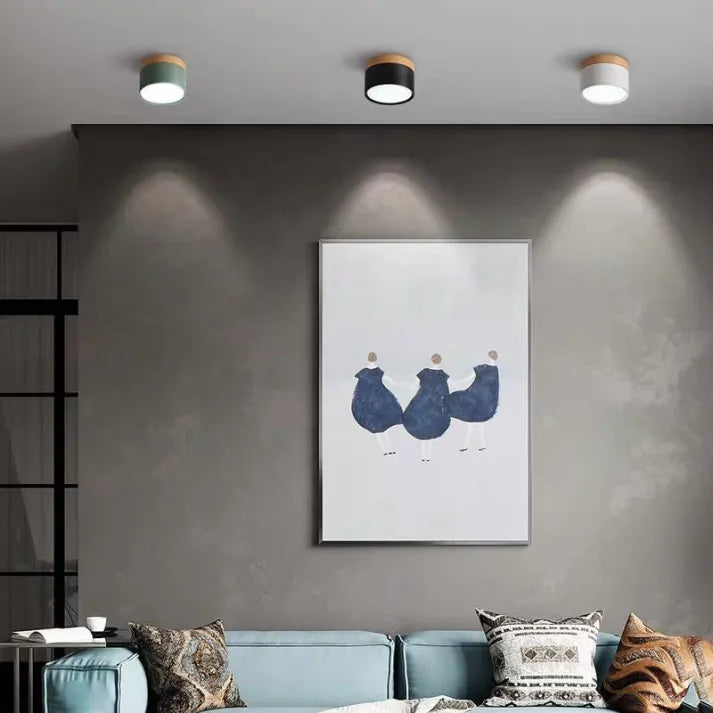 Wohnen | Zylindrische Deckenlampe