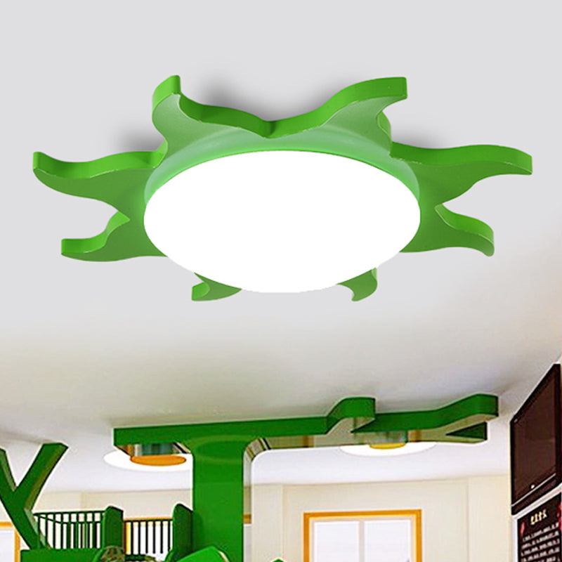Kinderdeckenleuchte in Sonnenform