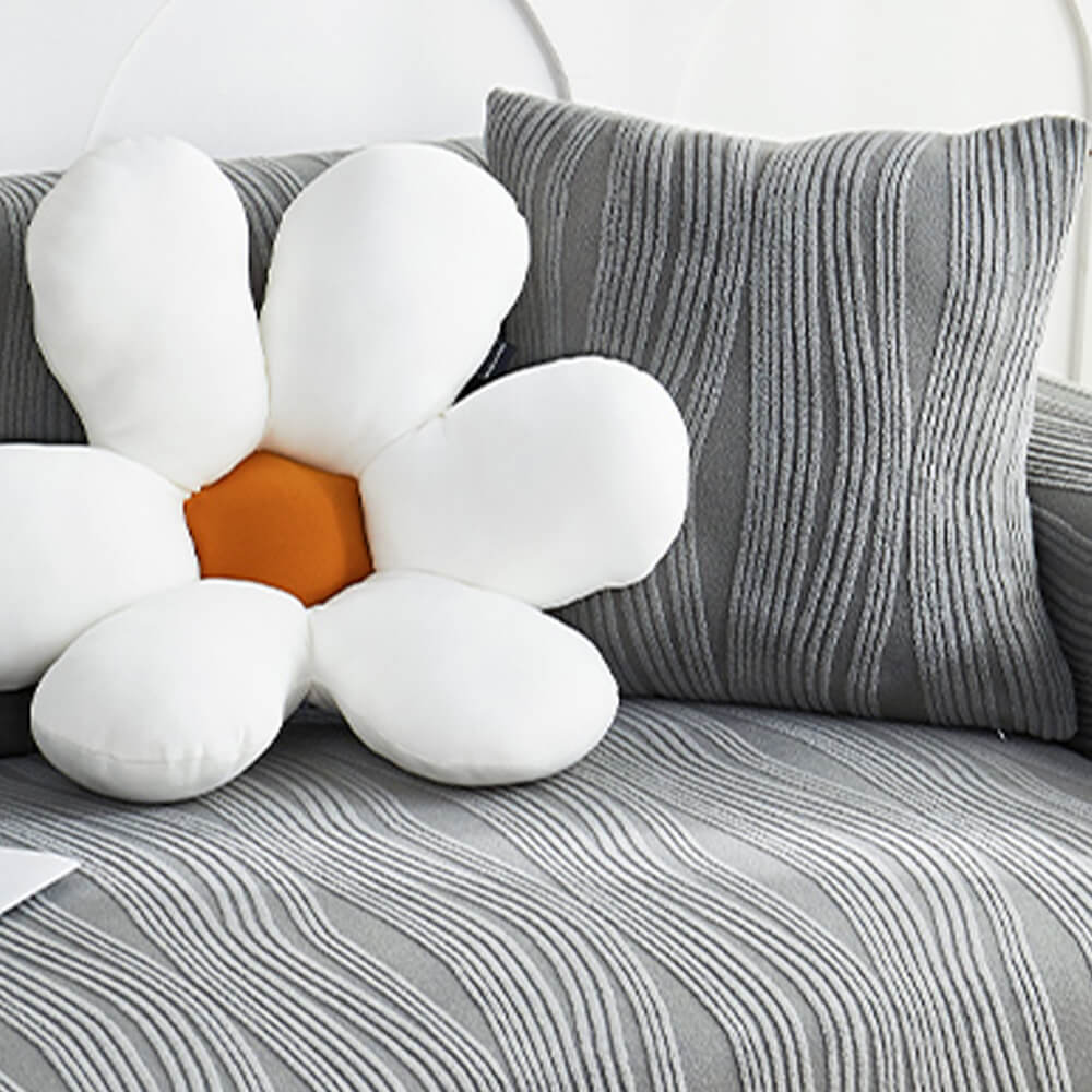 Gestreifter Sofabezug | Schutz für Sofa