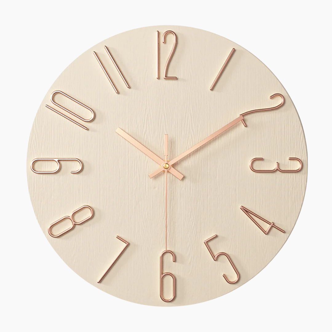 Runde Moderne Wanduhr für Wohnzimmer