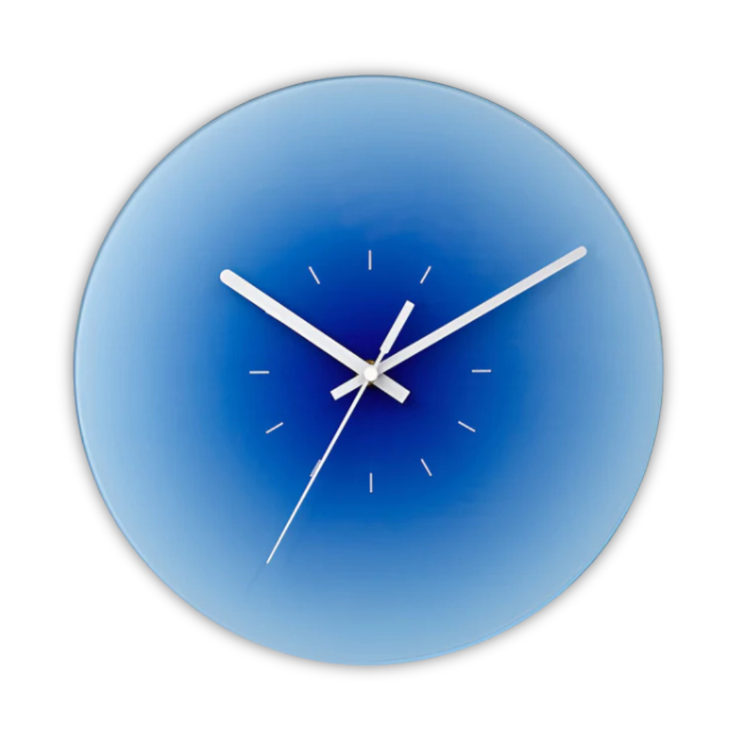 Runde Stilvolle Wanduhr