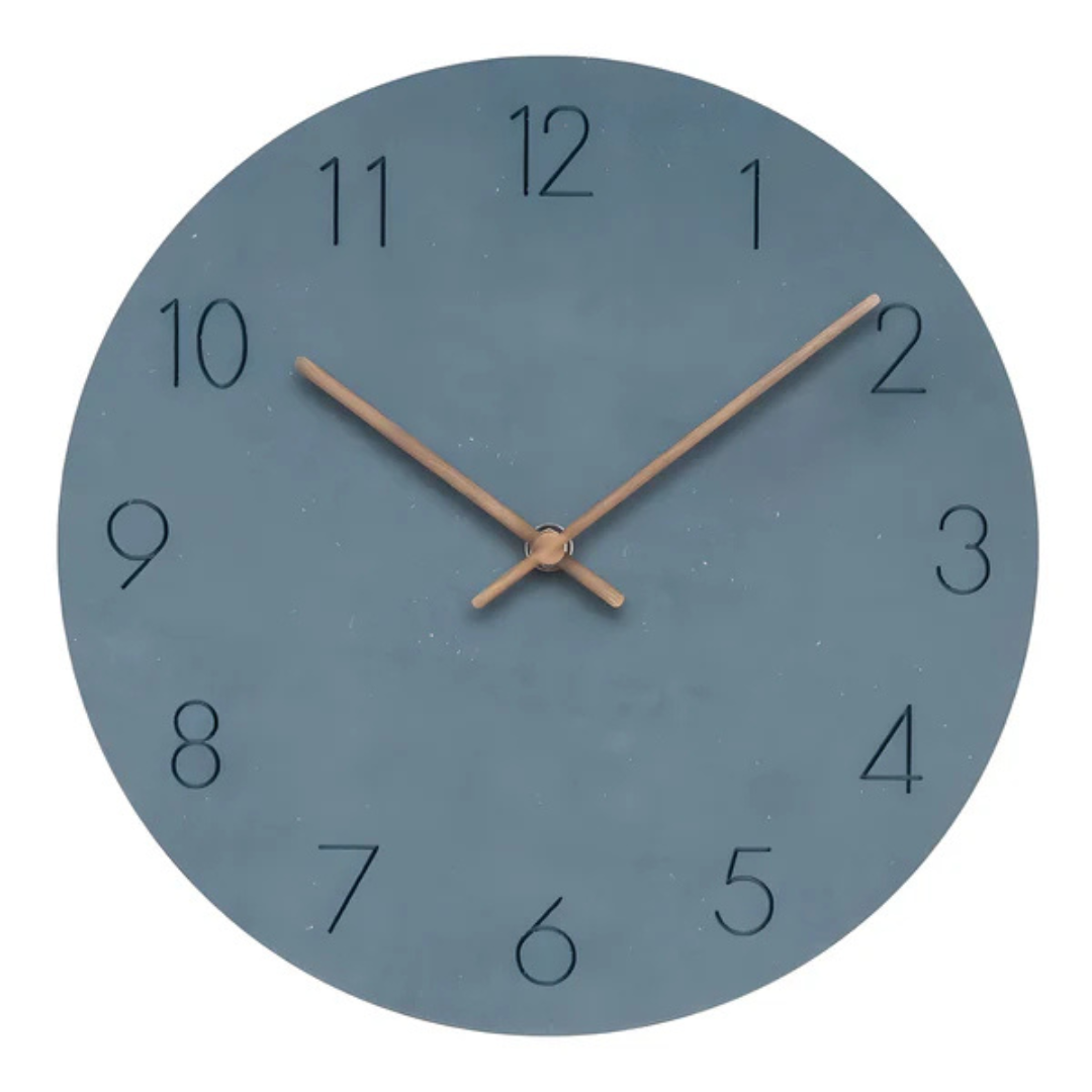 Runde Minimalistische Wanduhr
