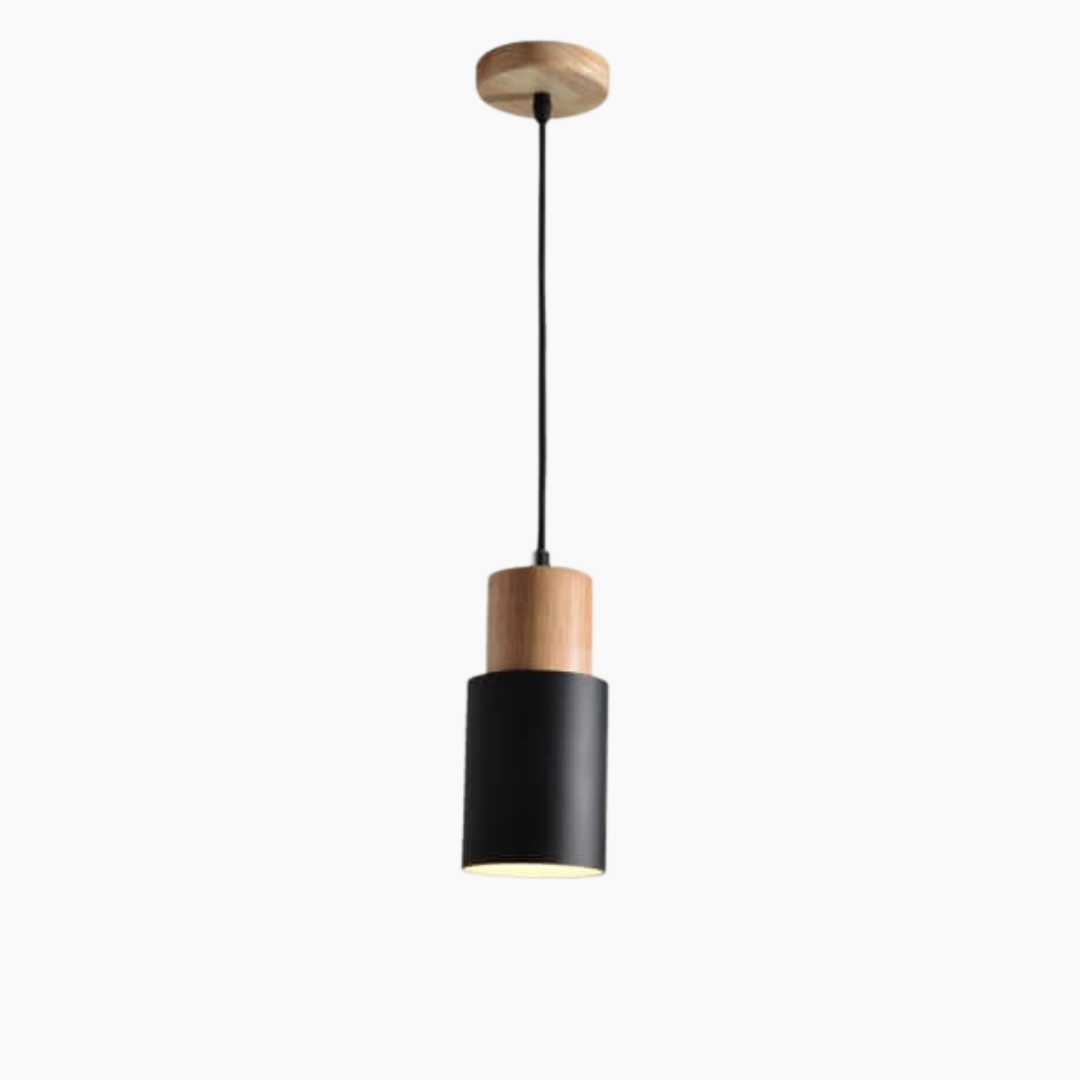 Runde LED Pendelleuchte im Skandinavischen Zylinderdesign