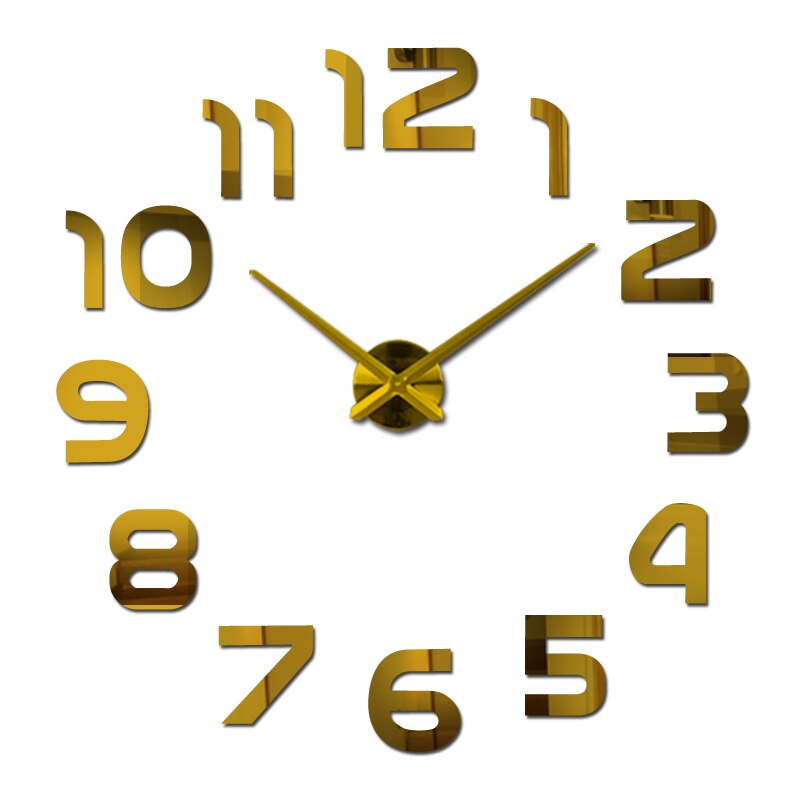 Großformatige Wanduhr im modernen Design