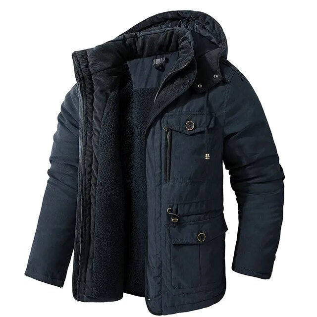 Herren Parka mit Kapuze | Winter