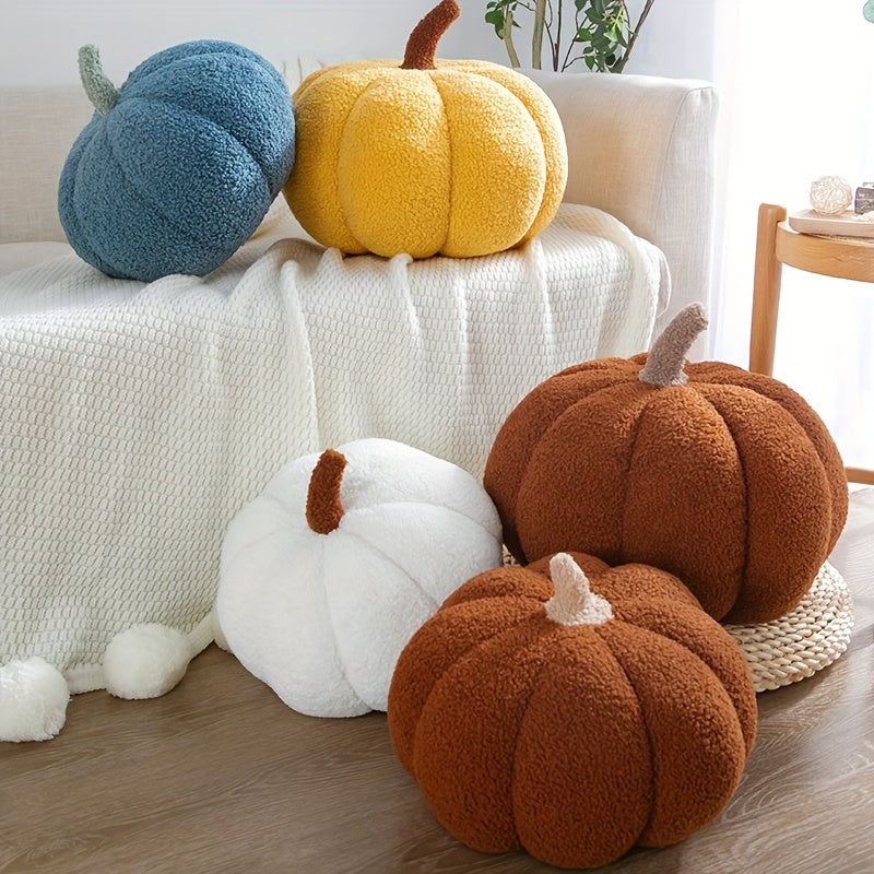 Kürbis Kissen Deko | Weiches Wohnaccessoire für Herbst & Halloween