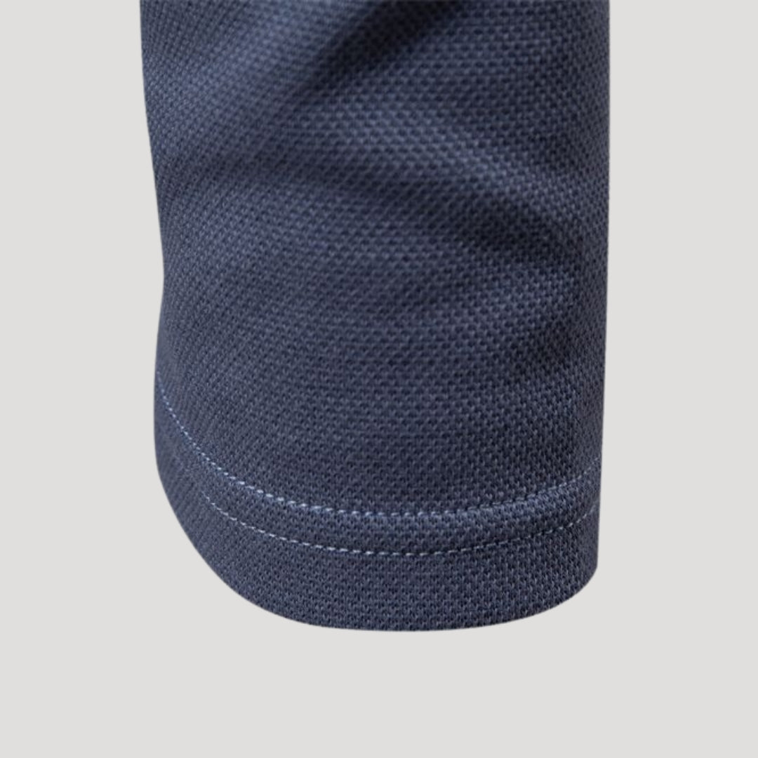 Herren-Poloshirt mit langen Ärmeln | Schmale Passform