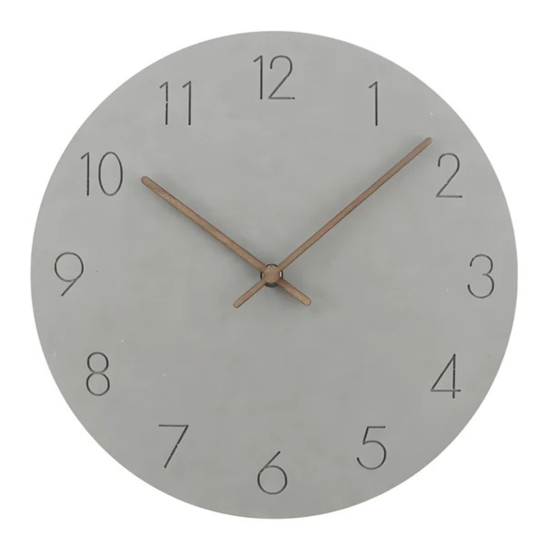 Runde Minimalistische Wanduhr