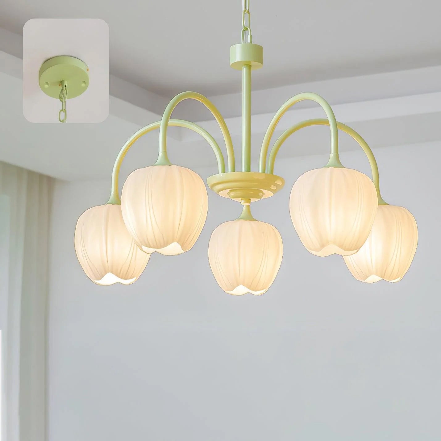 Deckenlampe | Tulpenstil