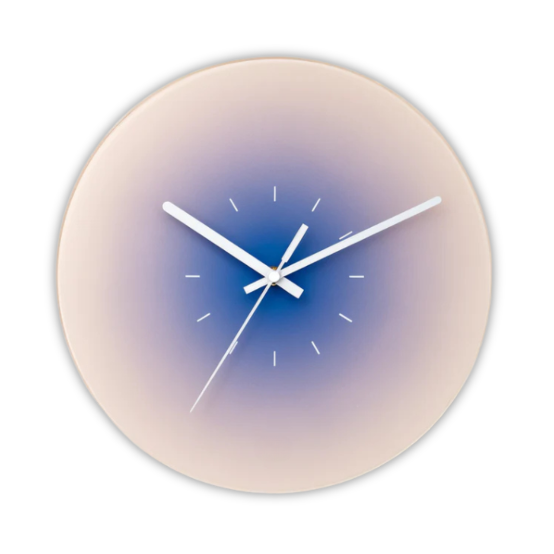 Runde Stilvolle Wanduhr