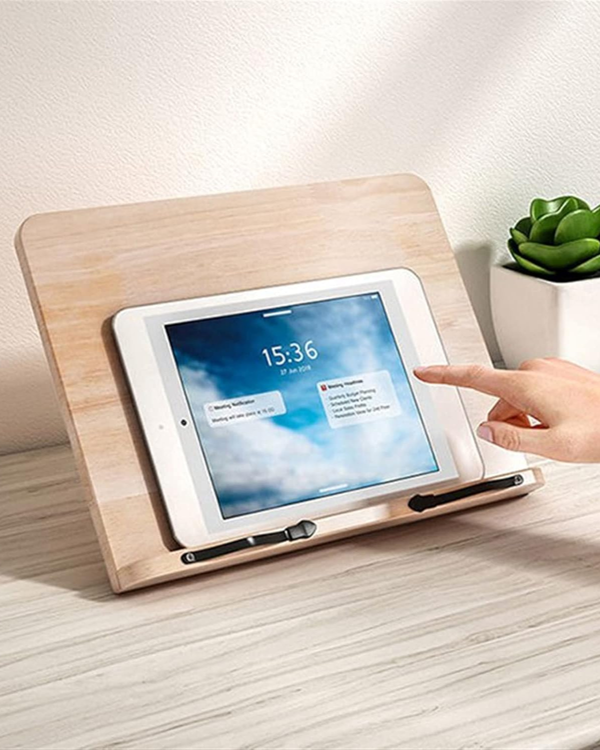 Buch und Tablet Ständer