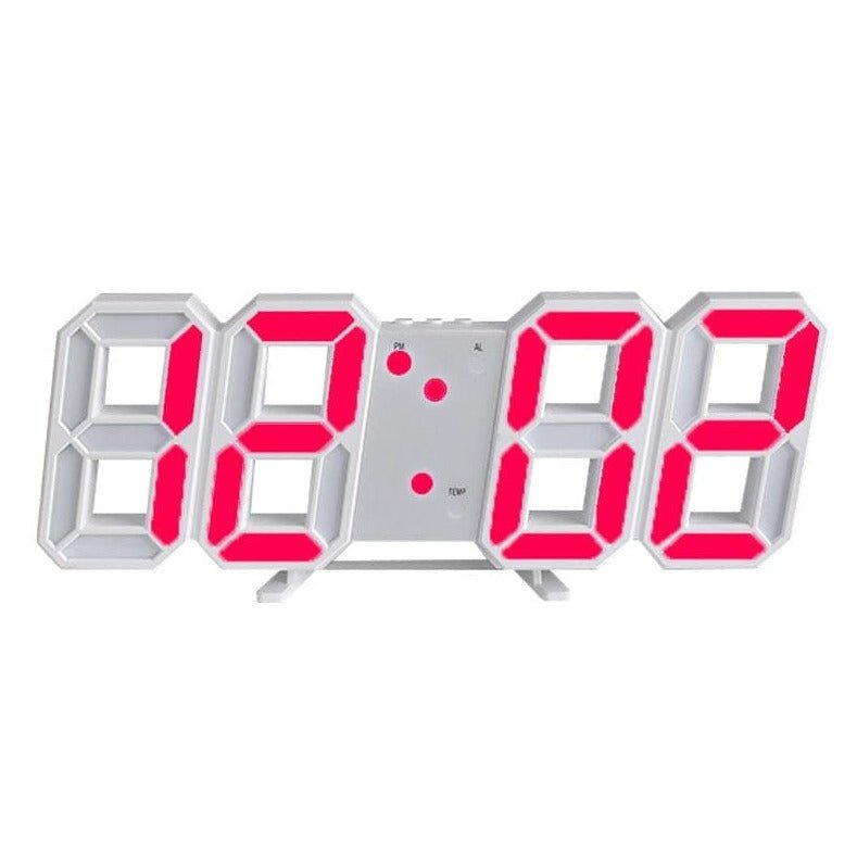 Moderne digitale LED-Wanduhr