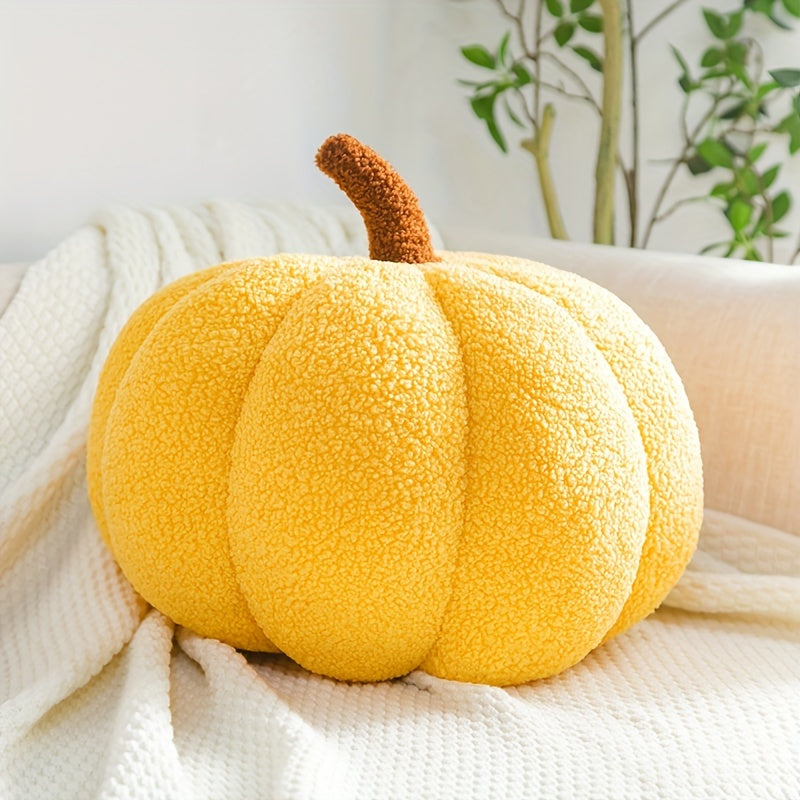 Kürbis Kissen Deko | Weiches Wohnaccessoire für Herbst & Halloween