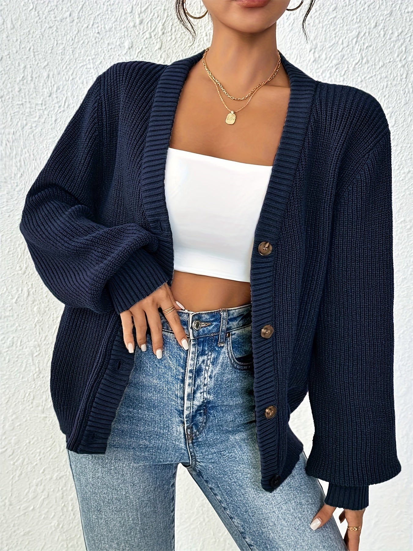 Damen Strickcardigan | Oversized