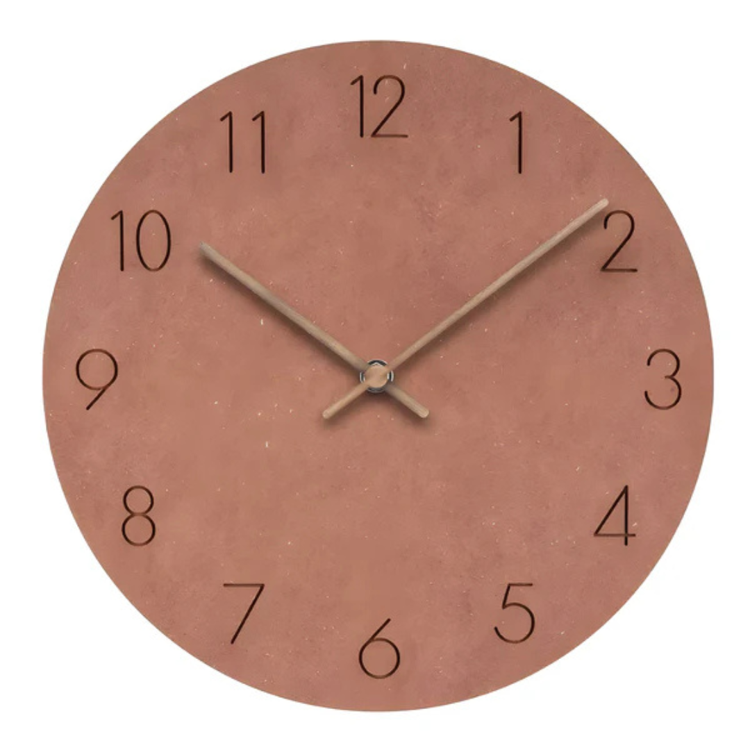 Runde Minimalistische Wanduhr