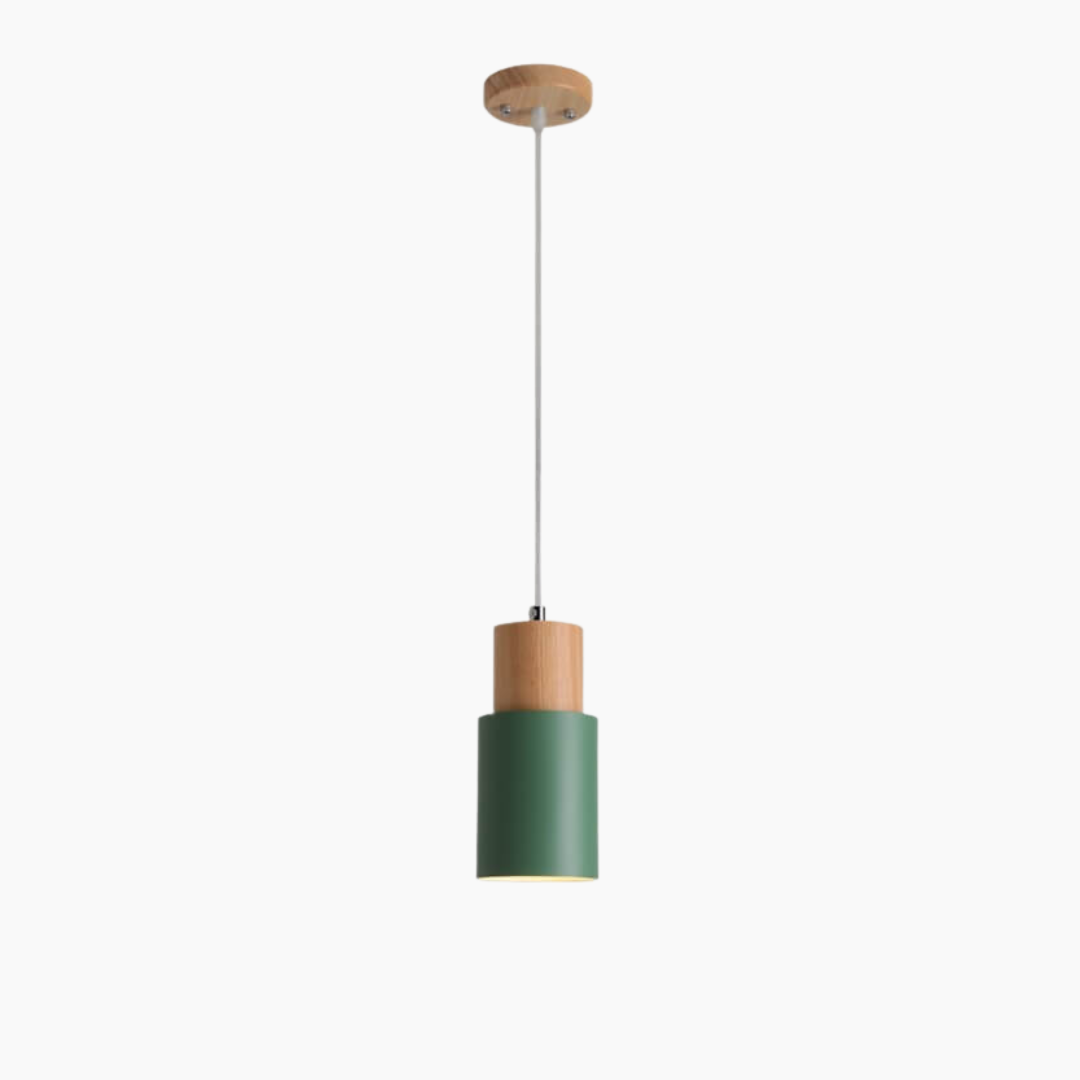 Runde LED Pendelleuchte im Skandinavischen Zylinderdesign