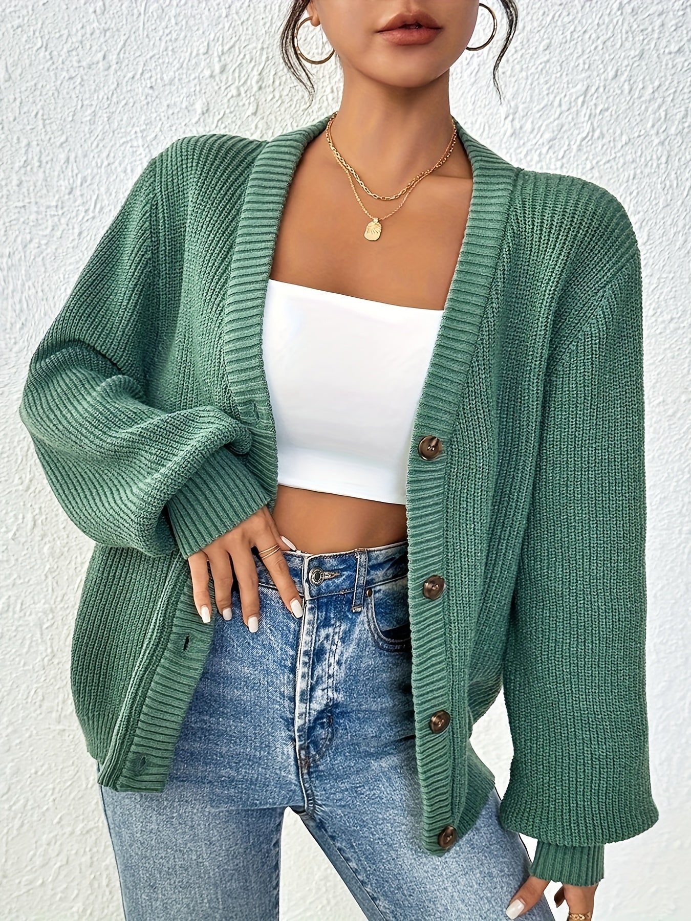 Damen Strickcardigan | Oversized