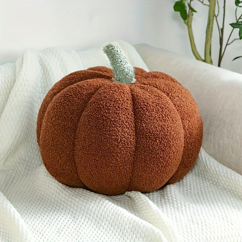 Kürbis Kissen Deko | Weiches Wohnaccessoire für Herbst & Halloween