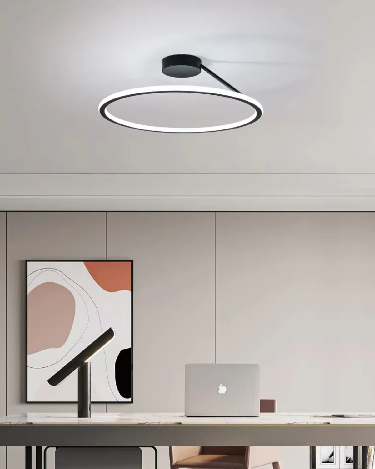 Zeitgemäße LED-Deckenlampe