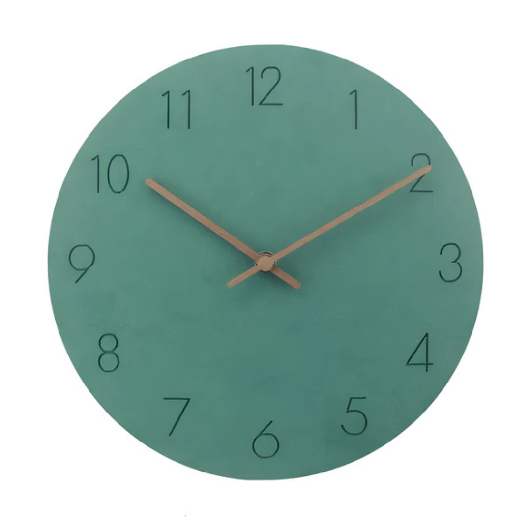 Runde Minimalistische Wanduhr