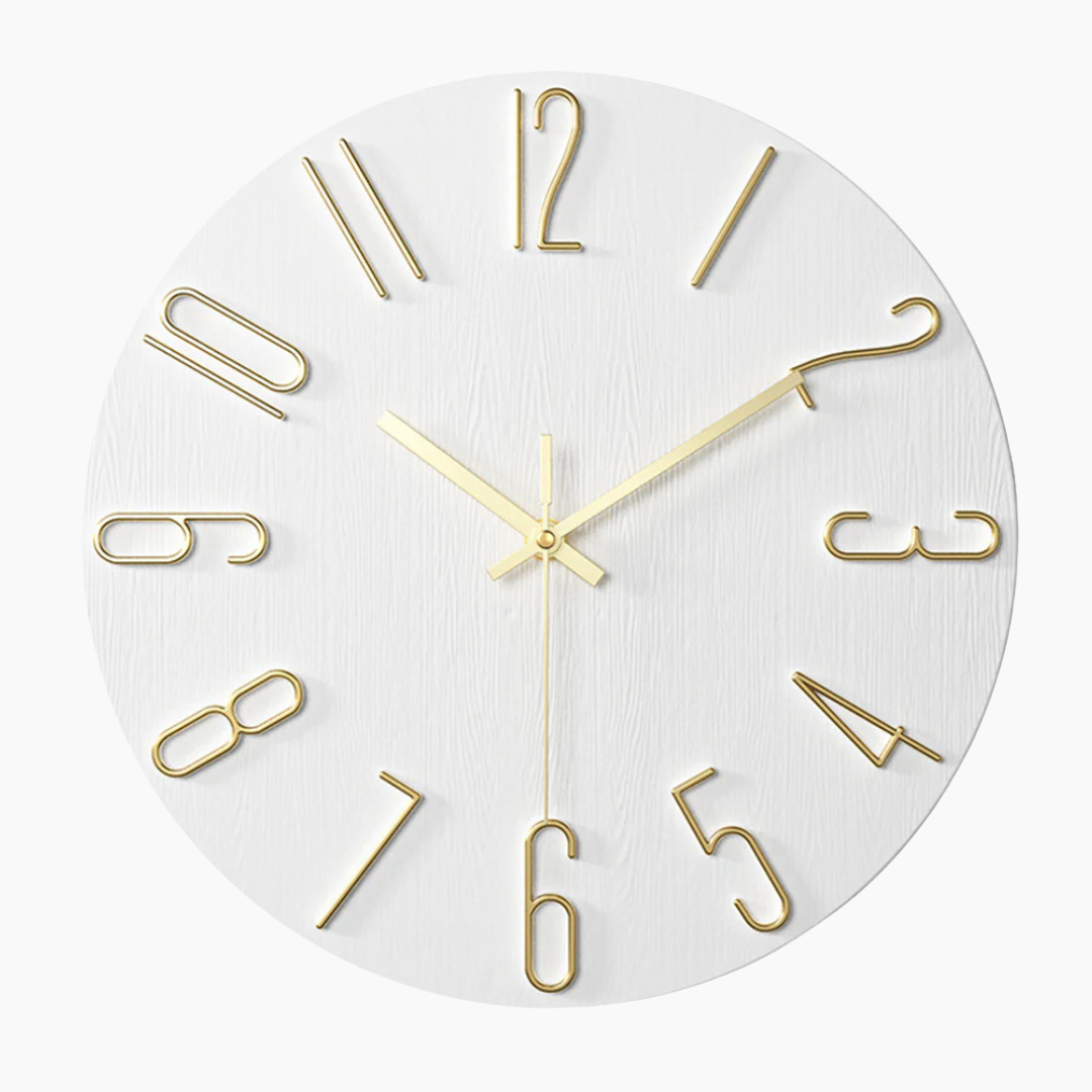Runde Moderne Wanduhr für Wohnzimmer