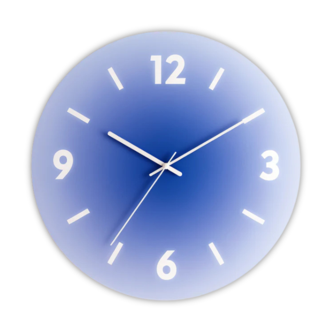 Runde Stilvolle Wanduhr