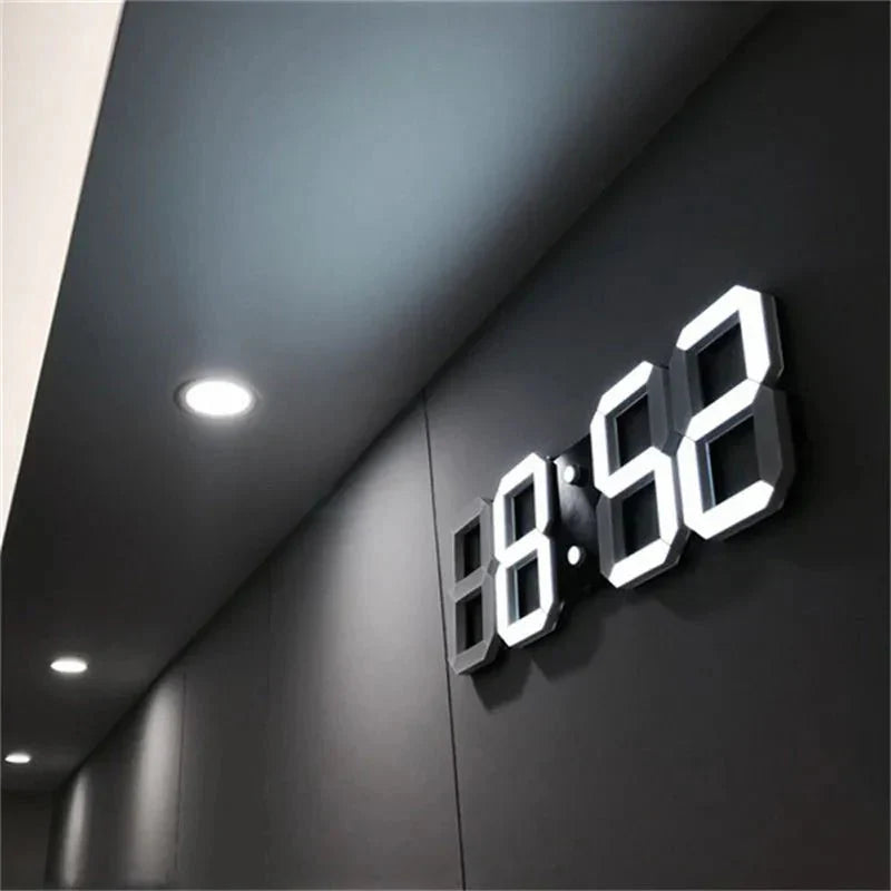 Moderne digitale LED-Wanduhr