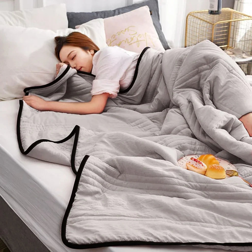 Farbenfrohe Sommerdecke | Schlafzimmer