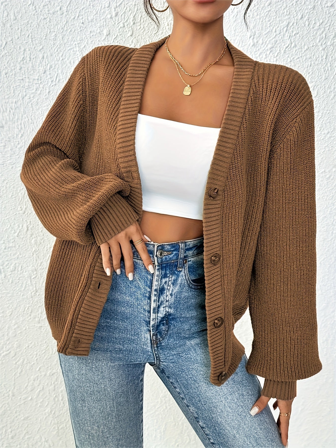 Damen Strickcardigan | Oversized