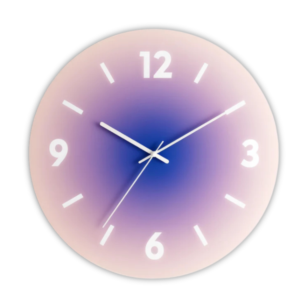 Runde Stilvolle Wanduhr