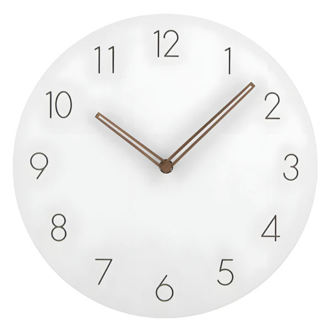 Runde Minimalistische Wanduhr