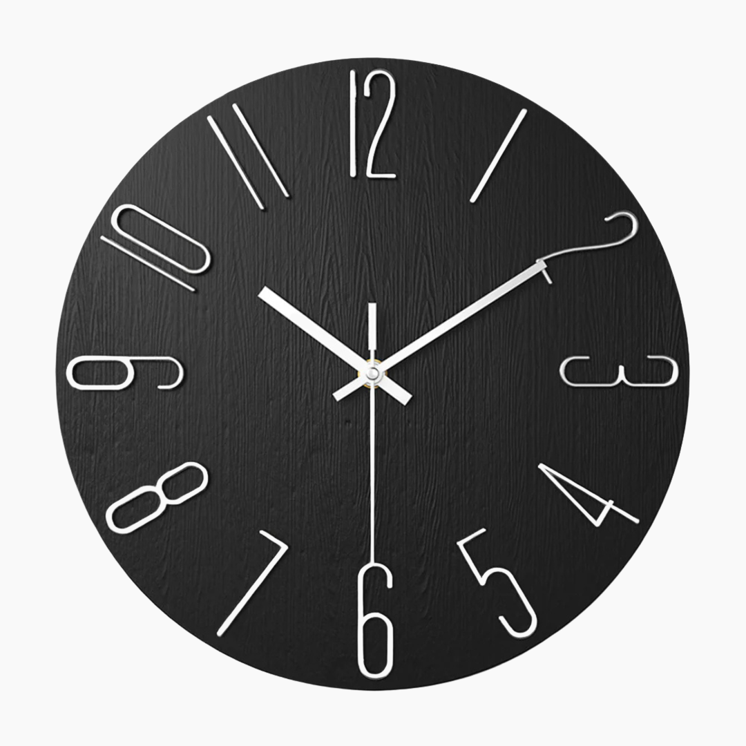 Runde Moderne Wanduhr für Wohnzimmer
