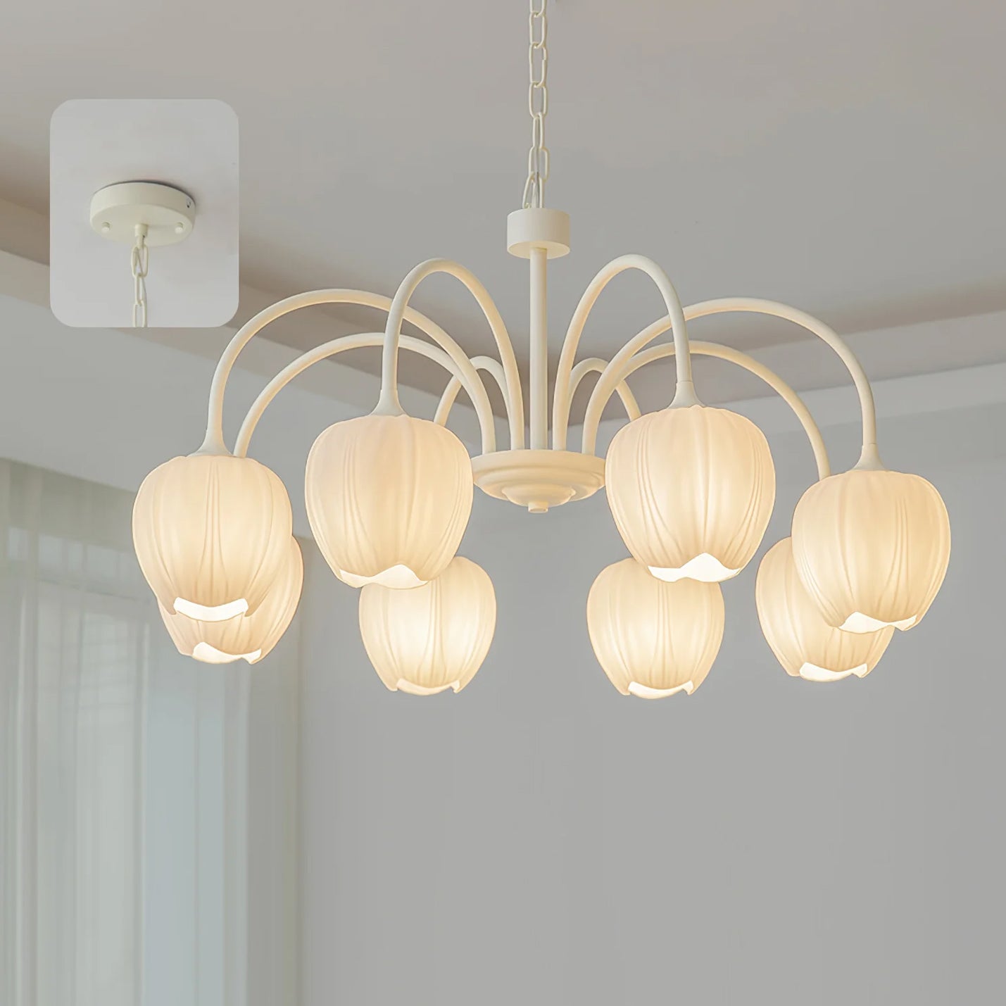 Deckenlampe | Tulpenstil