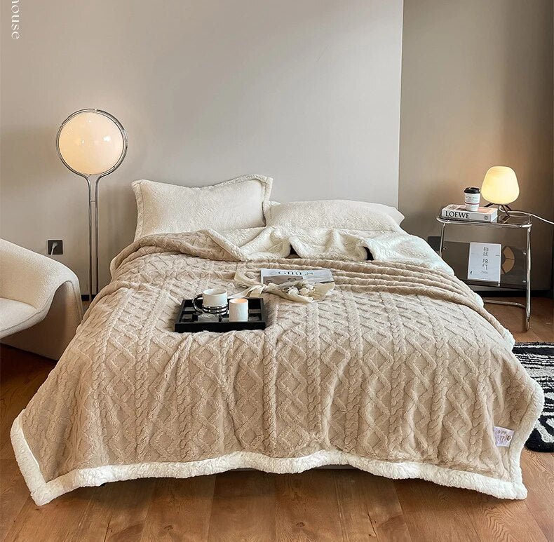 Kuschelige Decke Sofa | Wohnzimmer